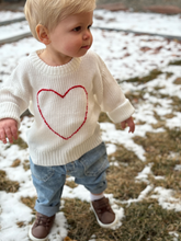 Load image into Gallery viewer, Lil Love Sweater (White)