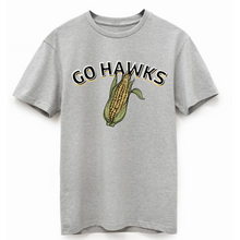 Load image into Gallery viewer, Go Hawks Tee - Heather Grey