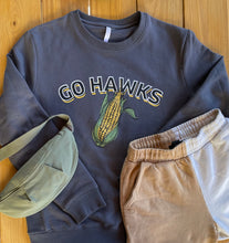 Load image into Gallery viewer, Go Hawks Crew - Slate