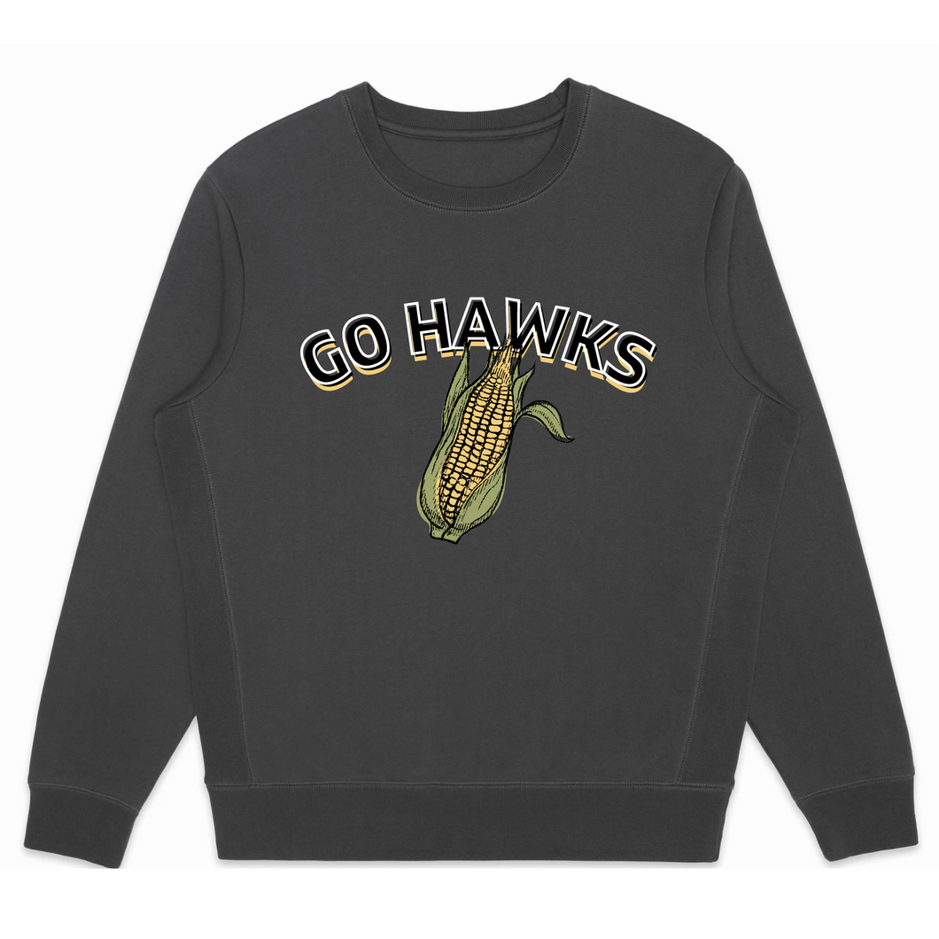 Go Hawks Crew - Slate